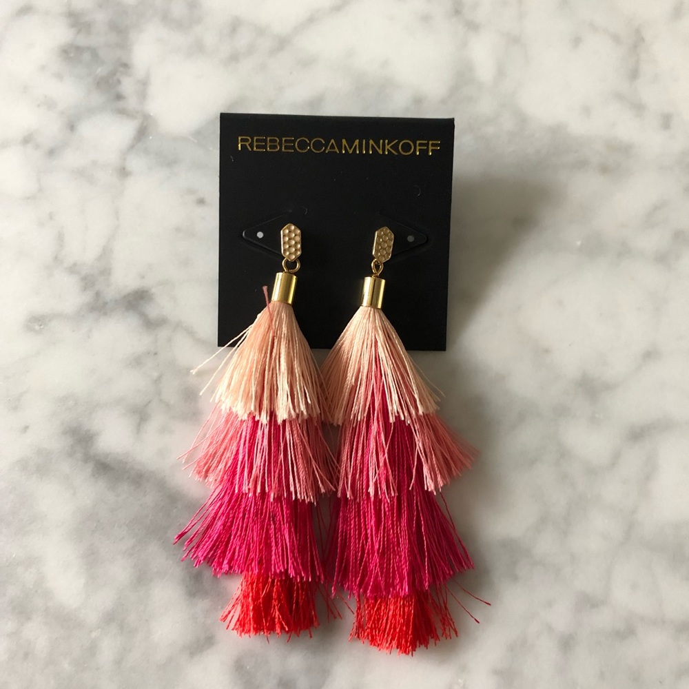 ❤️Rebecca Minkoff Stacked Tassel Earrings ❤️